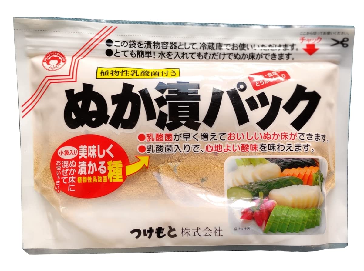 Amazon.co.jp: つけもと 乳酸菌入ぬか漬パック 600g×8袋 : 食品・飲料